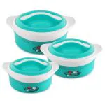Cello Solaris Assorted Insulated Casserole Hot Pot with Lid (Set of 3)