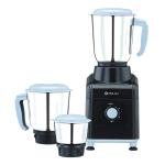 Bajaj GX 3501 500-Watt Mixer Grinder with 3 Jars, Easy Grip Handles (Black)