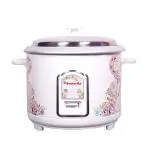 Butterfly 1.8 litres Electric Rice Cooker, Raga, Comes With Additional Bowl, Stainless Steel Top Lid, White