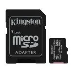 Kingston Canvas Select Plus 64 GB microSDXC Memory Card with Adapter, speeds upto 100 MB/s