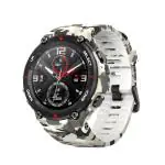 Amazfit T-Rex 2 (1.39 inch)  AMOLED, 10 ATM Water resistant, Bluetooth v5.0, 150+ Sports Modes,  Rugged Outdoor GPS, Smart Recognition of Strength Training Exercises, PeakBeats Workout Status Algorithm, GPS maps import, CAMOGREEN