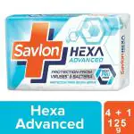 Savlon Hexa Advanced Soap 125 g (Buy 4 Get 1 Free)