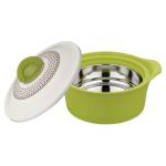 Happy Living Geometry Green Plastic Insulated Casserole 2.5 L