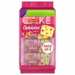 Britannia Gobbles Fruity Fun Cake 220 g (Pack of 4)