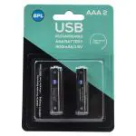 BPL BRB302 USB Rechargeable AAA Cell, Black