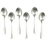 Home One Stainless Steel Cutlery Tea Spoon 18.5x6.2cm (Set of 6)