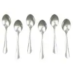 Home One Stainless Steel Cutlery Coffee Spoon 17.5x1.2 cm (Set of 6)