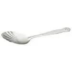 Home One Stainless Steel Flower Oval Serving Spoon 6.2x2.4 cm