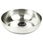 Home One Stainless Steel JK Halwa Plate 11x11 cm (No. 55)