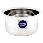 Home One Stainless Steel Flat Bottom Tope 3200 ml (Size 14)
