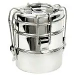 Home One Deluxe Stainless Steel Loose Tiffin 13x11 cm