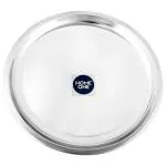 Home One Stainless Steel Baggy China Plate 30 cm