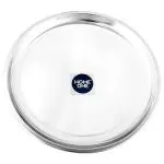 Home One Stainless Steel Baggy China Plate 27.5 cm
