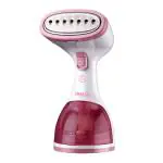 Inalsa Steamax 1200 Watts Garment Steamer With Pump-Steam Technology, White/Pink