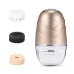 Lifelong LLM720 Face Massager with 3 in-1 Detachable Heads, 360 Speed Rotations, IP7X Waterproof for Facial Use