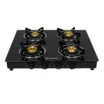 Faber Power 4BB BK Cooktop Hob with Durable and Scratch Resistance Toughened Glass