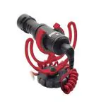 Rode VideoMicro Compact On-Camera Microphone with Rycote Lyre Shock Mount, Black