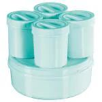 Joyo Blue Plastic Storage Container Set (5 pcs)