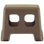 Home One Robo Brown and Beige Plastic Stool (Small)