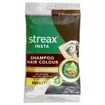 Streax Insta Shampoo Hair Color Natural Brown 15 ml
