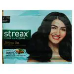 Streax Cream Hair Colour Shine On Natural Brown (4) 25 g + 20 ml