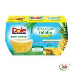 Dole Pineapple Tidbits Fruit Bowl 452 g