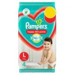 Pampers Happy Skin Pants (L) 4 count (9 - 14 kg)
