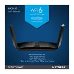 Netgear Nighthawk AX6000 RAX120 AX12 Wireless WiFi 6 Router