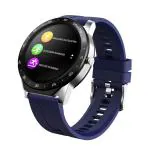 Inbase Urban Pro Smart Watch, Brown Vegan and Blue Sports