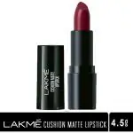 Lakme Cushion Matte Lipstick, Burgundy Bloom 4.5 g