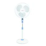 Havells 400 mm Sprint LED Pedestal Fan, White Blue