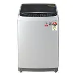 LG 8 Kg Fully Automatic Top Loading Washing Machine with Revolutionary Built-in Jet Spray+, Smart Diagnosis, T80SJSF1Z Middle Free Silver/Black
