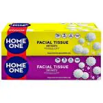 Home One 2 Ply Facial Tissue 100 Pulls (Twin Pack)