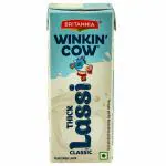 Britannia Winkin Cow Classic Thick Lassi 180 ml (Tetra Pak)
