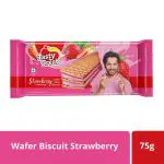 Tasty Treat Strawberry Cream Wafer Biscuits 75 g
