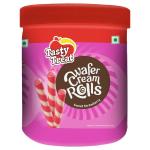 Tasty Treat Strawberry Wafer Cream Rolls 250 g