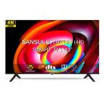 Sansui Prime Series 109 cm (43 inches) 4K Ultra HD Certified Android LED TV JSW43ASUHD (Mystique Black) (2022 Model) with Dolby Audio and DTS