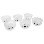 Hi-Luxe California Glass Bowl Set 200 ml (6 pcs)