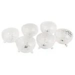 Green Kivvi Glass Pudding Set 150 ml (6 pcs)