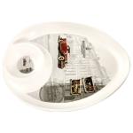 Hi-Luxe Large Melamine Chip N Dip Tray 12 inch (20845)