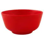 Hi-Luxe Solid Red Round Melamine Veg Bowl 200 ml