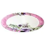 Hi-Luxe Printed Round Melamine Full Plate 10 inch
