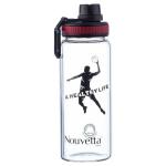Nouvetta Sportster Red Borosilicate Glass Bottle 750 ml (NB720)