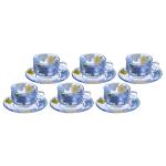 Soogo Bluebell Blue Cup and Saucer 200 ml (12 pcs)