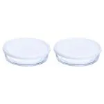 Soogo Freezo Warm White Round Glass Bowl 550 ml (2 pcs) (SBS-897)