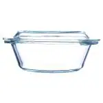 Sanjeev Kapoor Diva Round Borosilicate Glass Casserole 1000 ml
