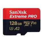 SanDisk 128 GB Extreme PRO microSDXC Memory Card