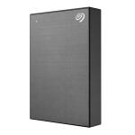 Seagate One Touch 5 TB External HDD with Password Protection - Space Gray, for Windows and Mac, with 3 Year Data Recovery Services (STKZ5000404)