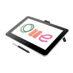 Wacom One DTC133W0C 33.78 cm (13.3 inch) Graphic Tablet, Compatible with Windows, Android and Mac