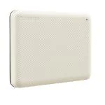 Toshiba 2TB Canvio Advance Portable External Hard Disk Drive (HDD) with Auto-Back and Security Software, White